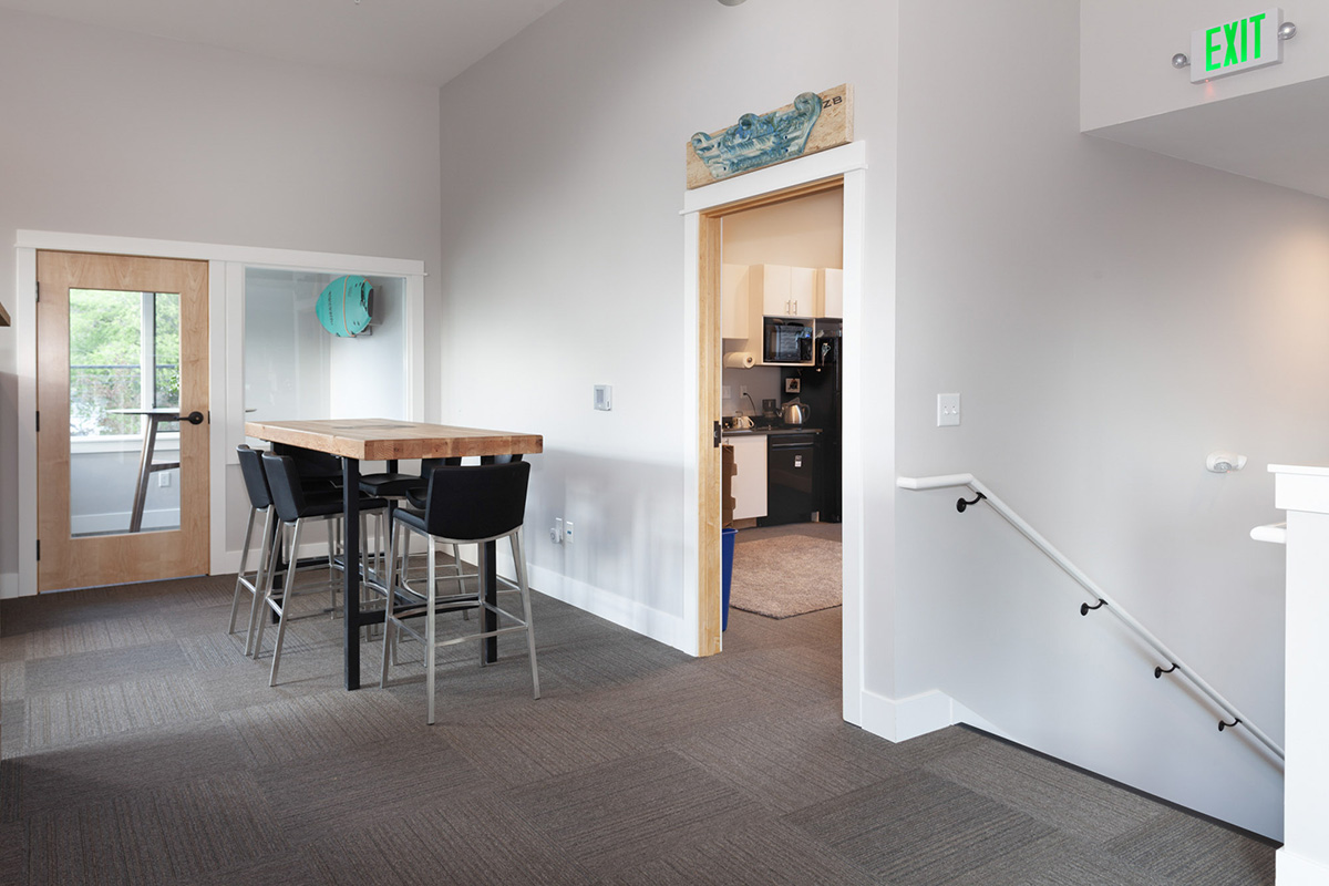 break room in office located in Bend, Oregon