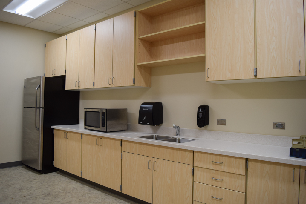 teacher break room in bend middle school