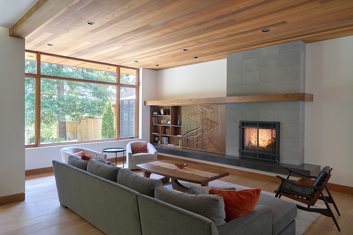 modern contemporary custom living room