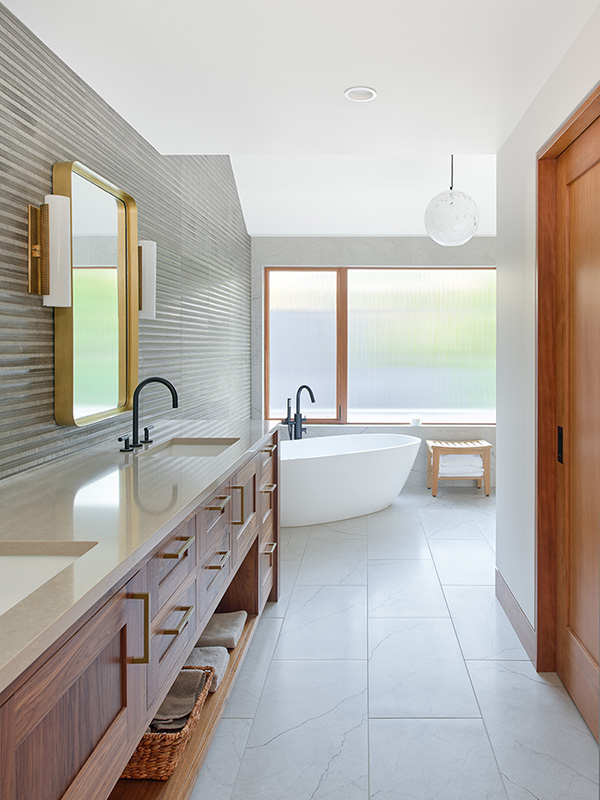 luxury modern master bathroom