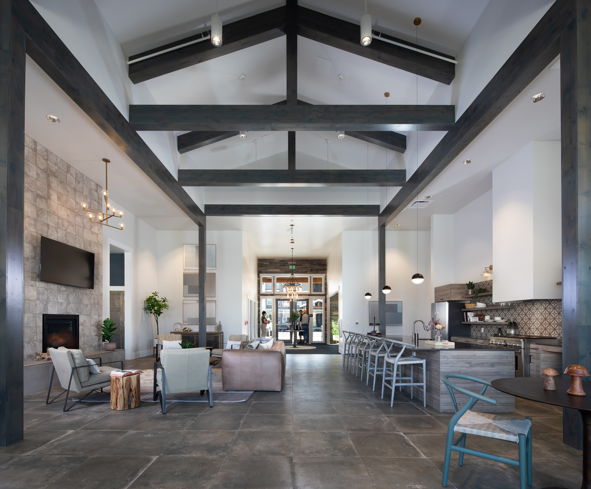 Apartment lobby