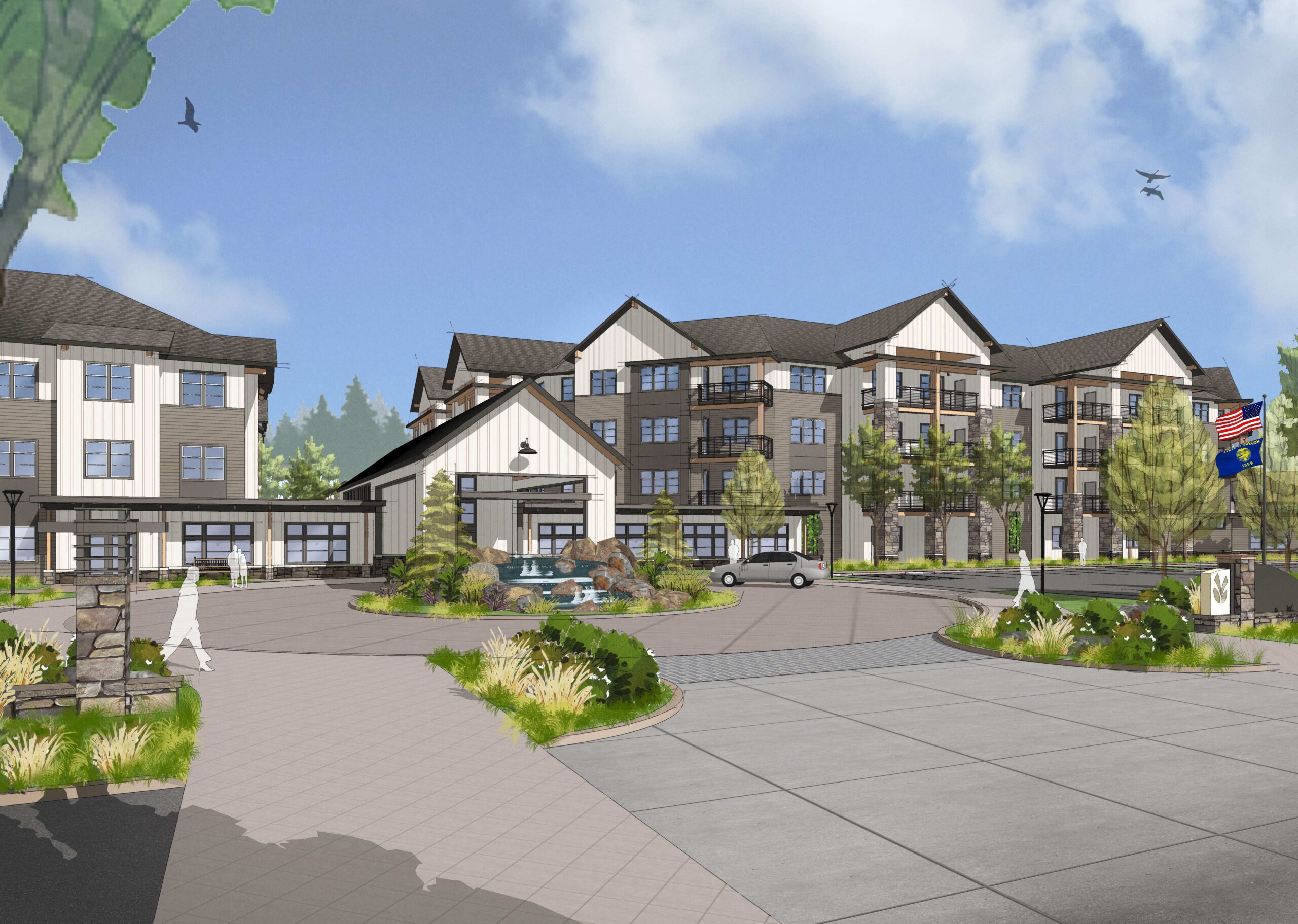 The Springs Living Happy Valley R H Construction Senior Living